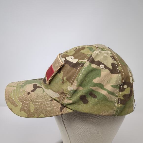 Texas Flag Slideback Baseball Cap Multicolor One Size Embroidered Camo Condor - Picture 3 of 9